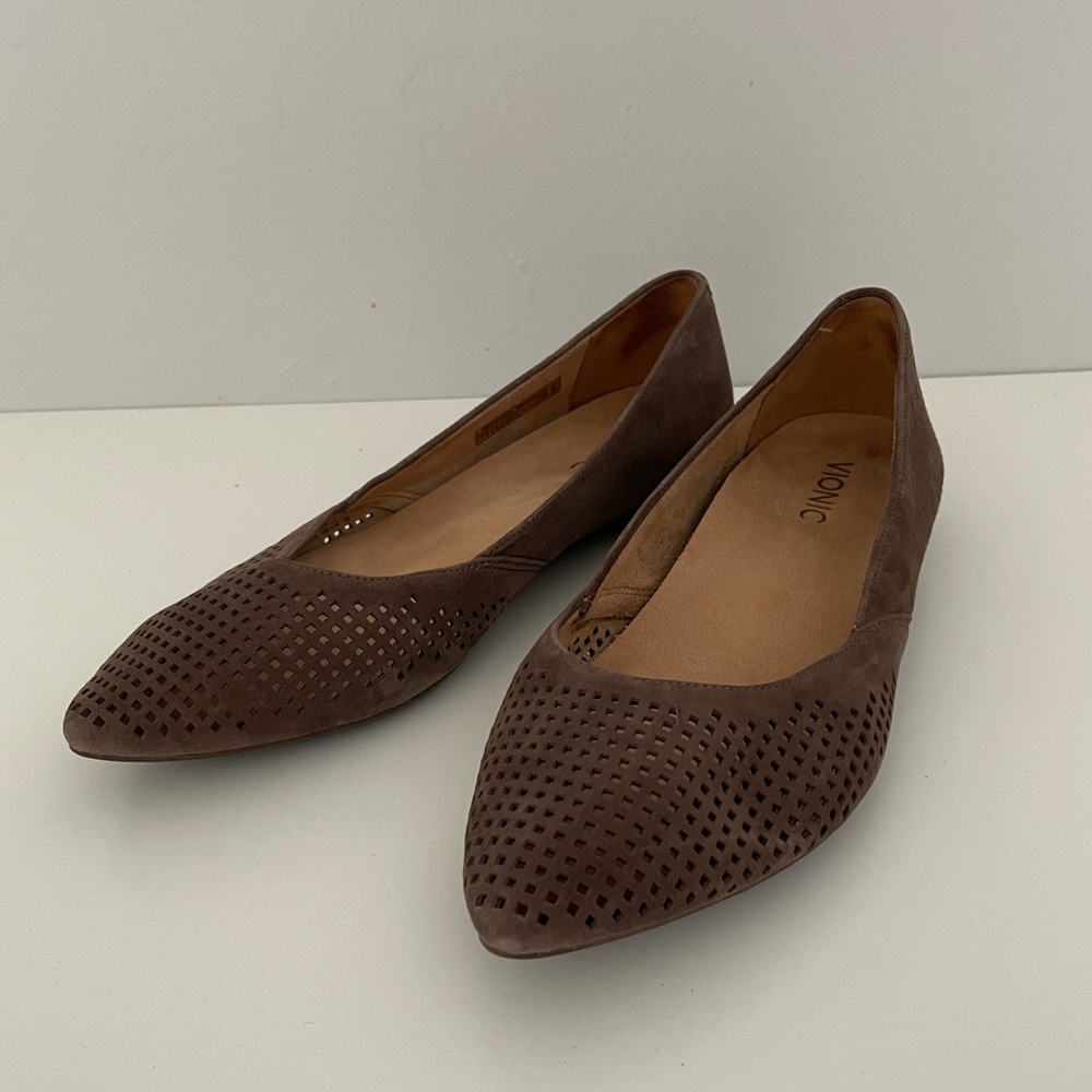 Vionic Posey Ballet Flats Size 9 Tan